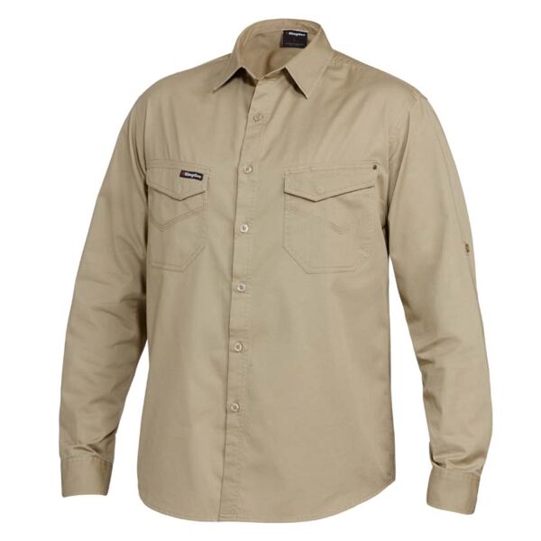 KingGee Mens Tradies Shirt Long Sleeve Thumbnail