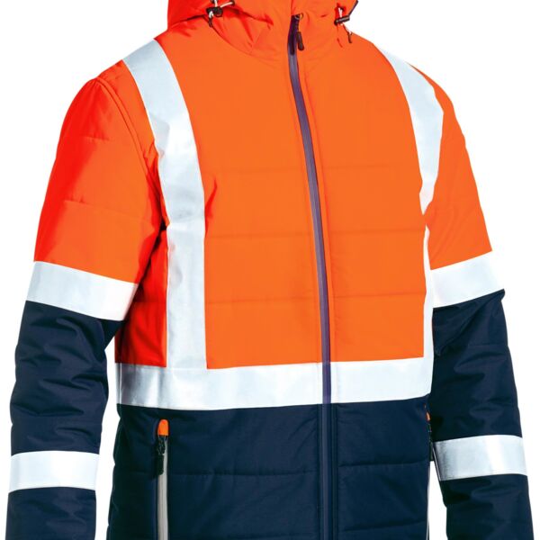 Taped Hi Vis Puffer Jacket Thumbnail