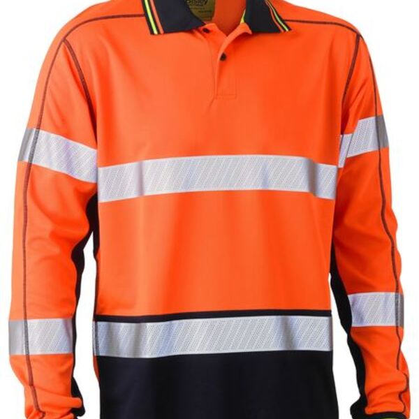 Taped Hi Vis Polyester Mesh Polo Thumbnail