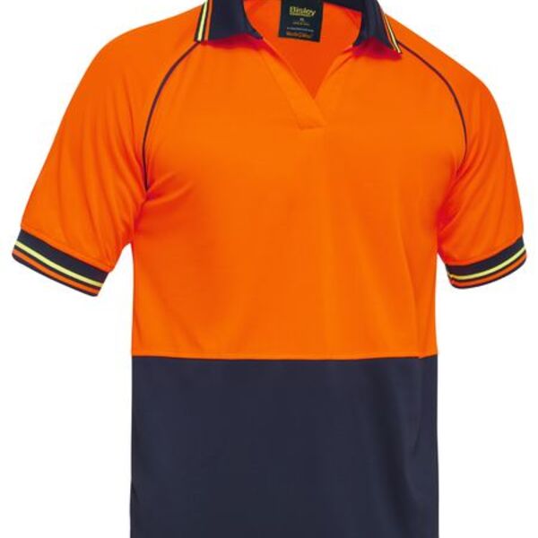 Bisley Recycle Two Tone Hi Vis Short Sleeve Polo Thumbnail