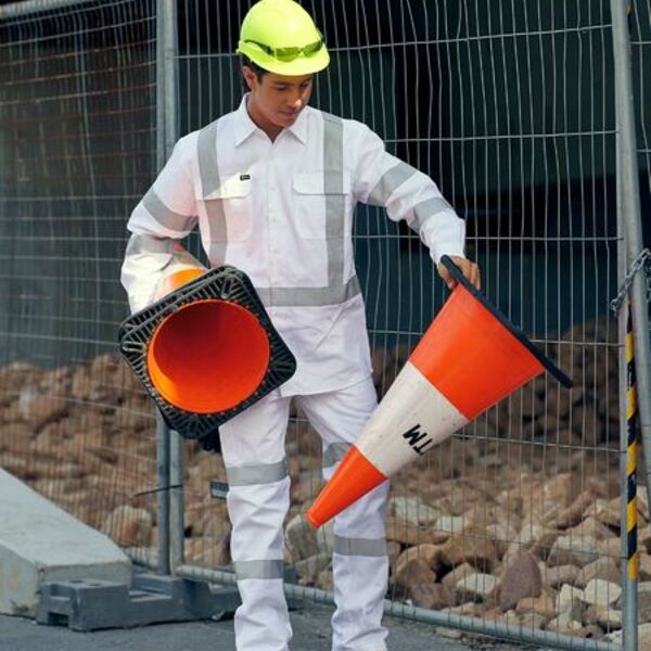 Taped Night Cotton Drill Shirt Thumbnail