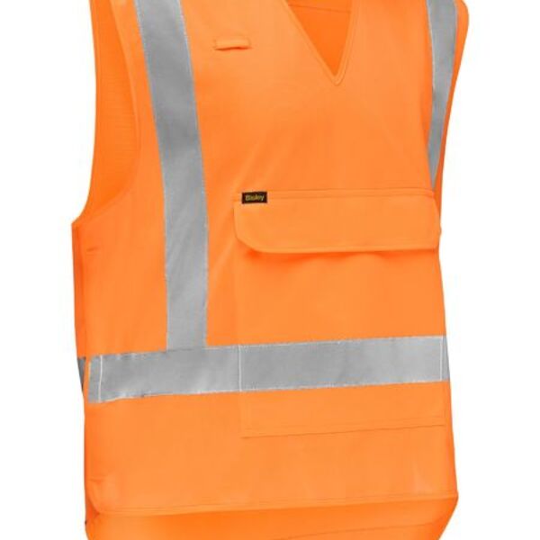 X Taped Hi Vis Detachable Safety Vest Thumbnail