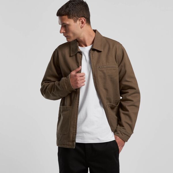 5527 Mens Canvas Heavy Jacket Thumbnail