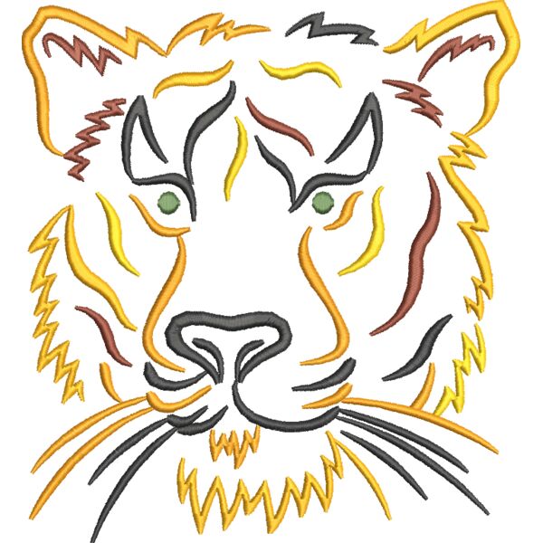 Tiger 18x20cm Thumbnail