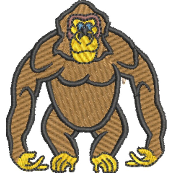 Ape Chimpanzee Gorilla 60x64mm Thumbnail