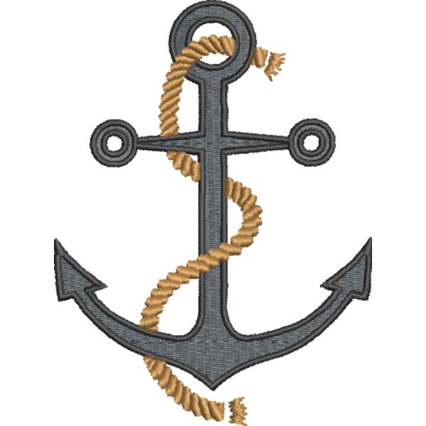 Anchor with Rope 98x130mm Thumbnail