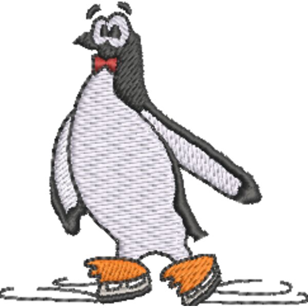 Penguin w Skates 64x64mm Thumbnail