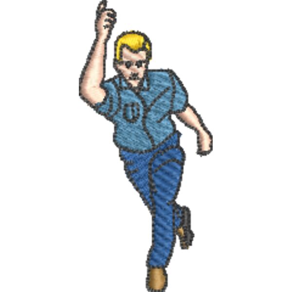 Man Bowler 29x64mm SP0197 Thumbnail