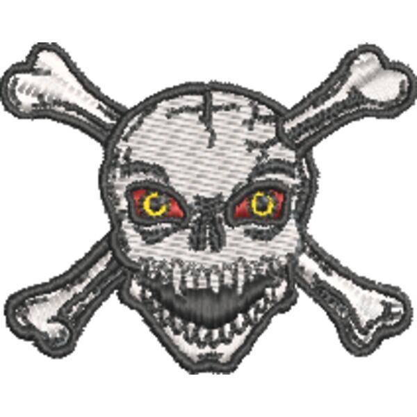 Skull and Crossbones 56x45mm Thumbnail