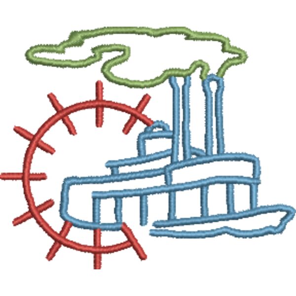 Paddleboat 76x63mm Thumbnail