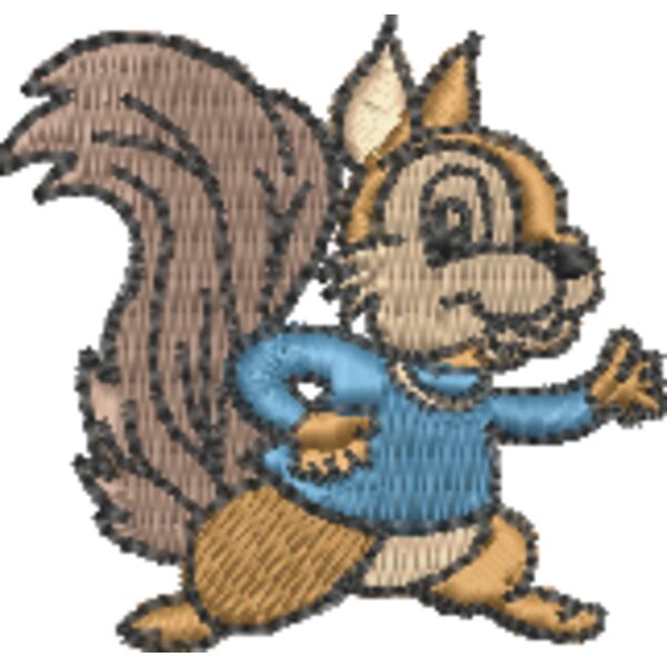 Squirrel 43x41mm Thumbnail