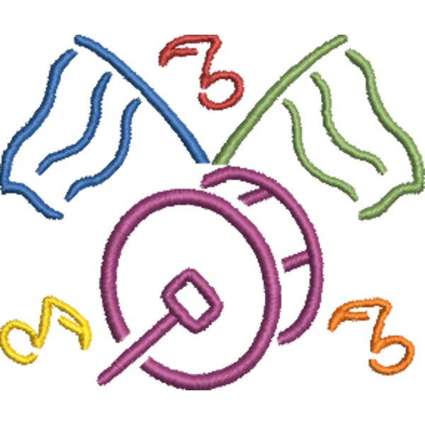 Marching Band 76x63mm Thumbnail