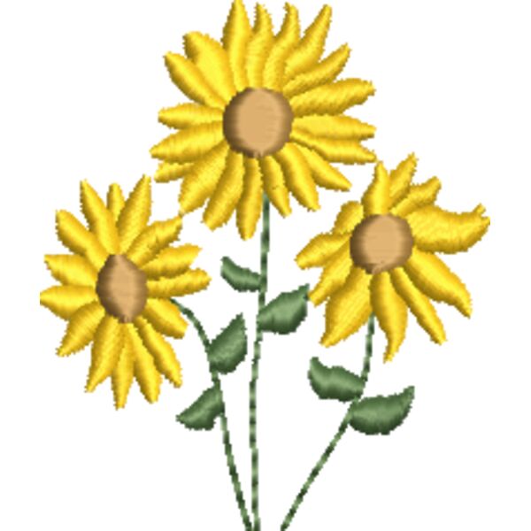 Sunflowers 54x63mm Thumbnail