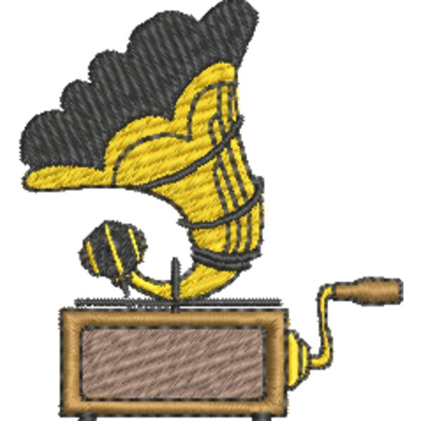 Phonograph 58x63mm Thumbnail