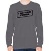 Fine Jersey Unisex Long Sleeve T-Shirt Thumbnail