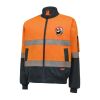 Hi-Visibility 2Tone Bomber Jacket With Hoop Tape Thumbnail