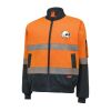 Hi-Visibility 2Tone Bomber Jacket With Hoop Tape Thumbnail