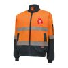 Hi-Visibility 2Tone Bomber Jacket With Hoop Tape Thumbnail