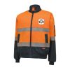 Hi-Visibility 2Tone Bomber Jacket With Hoop Tape Thumbnail
