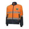 Hi-Visibility 2Tone Bomber Jacket With Hoop Tape Thumbnail