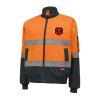 Hi-Visibility 2Tone Bomber Jacket With Hoop Tape Thumbnail