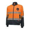 Hi-Visibility 2Tone Bomber Jacket With Hoop Tape Thumbnail