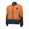 Hi-Visibility 2Tone Bomber Jacket With Hoop Tape Thumbnail