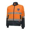 Hi-Visibility 2Tone Bomber Jacket With Hoop Tape Thumbnail