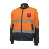 Hi-Visibility 2Tone Bomber Jacket With Hoop Tape Thumbnail