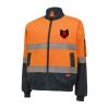 Hi-Visibility 2Tone Bomber Jacket With Hoop Tape Thumbnail