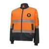Hi-Visibility 2Tone Bomber Jacket With Hoop Tape Thumbnail