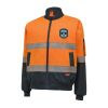Hi-Visibility 2Tone Bomber Jacket With Hoop Tape Thumbnail