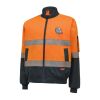 Hi-Visibility 2Tone Bomber Jacket With Hoop Tape Thumbnail