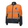 Hi-Visibility 2Tone Bomber Jacket With Hoop Tape Thumbnail
