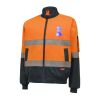 Hi-Visibility 2Tone Bomber Jacket With Hoop Tape Thumbnail