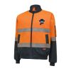 Hi-Visibility 2Tone Bomber Jacket With Hoop Tape Thumbnail