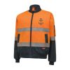 Hi-Visibility 2Tone Bomber Jacket With Hoop Tape Thumbnail