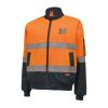 Hi-Visibility 2Tone Bomber Jacket With Hoop Tape Thumbnail