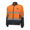 Hi-Visibility 2Tone Bomber Jacket With Hoop Tape Thumbnail
