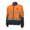 Hi-Visibility 2Tone Bomber Jacket With Hoop Tape Thumbnail