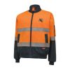 Hi-Visibility 2Tone Bomber Jacket With Hoop Tape Thumbnail