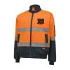 Hi-Visibility 2Tone Bomber Jacket With Hoop Tape Thumbnail